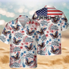 Retro Hawaii 250 Years of Freedom 1776 - 2026 Eagle Patriotic Shirt Statue Of Liberty, US Flag, Liberty Bell, 250th Anniversary Hawaiian Shirt V4